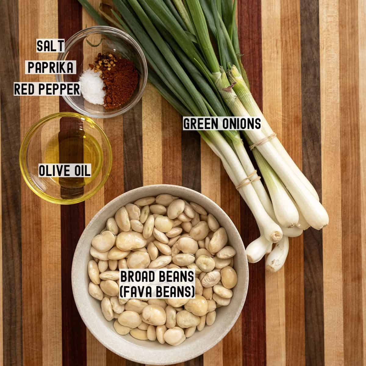 Ingredients for the recipe.