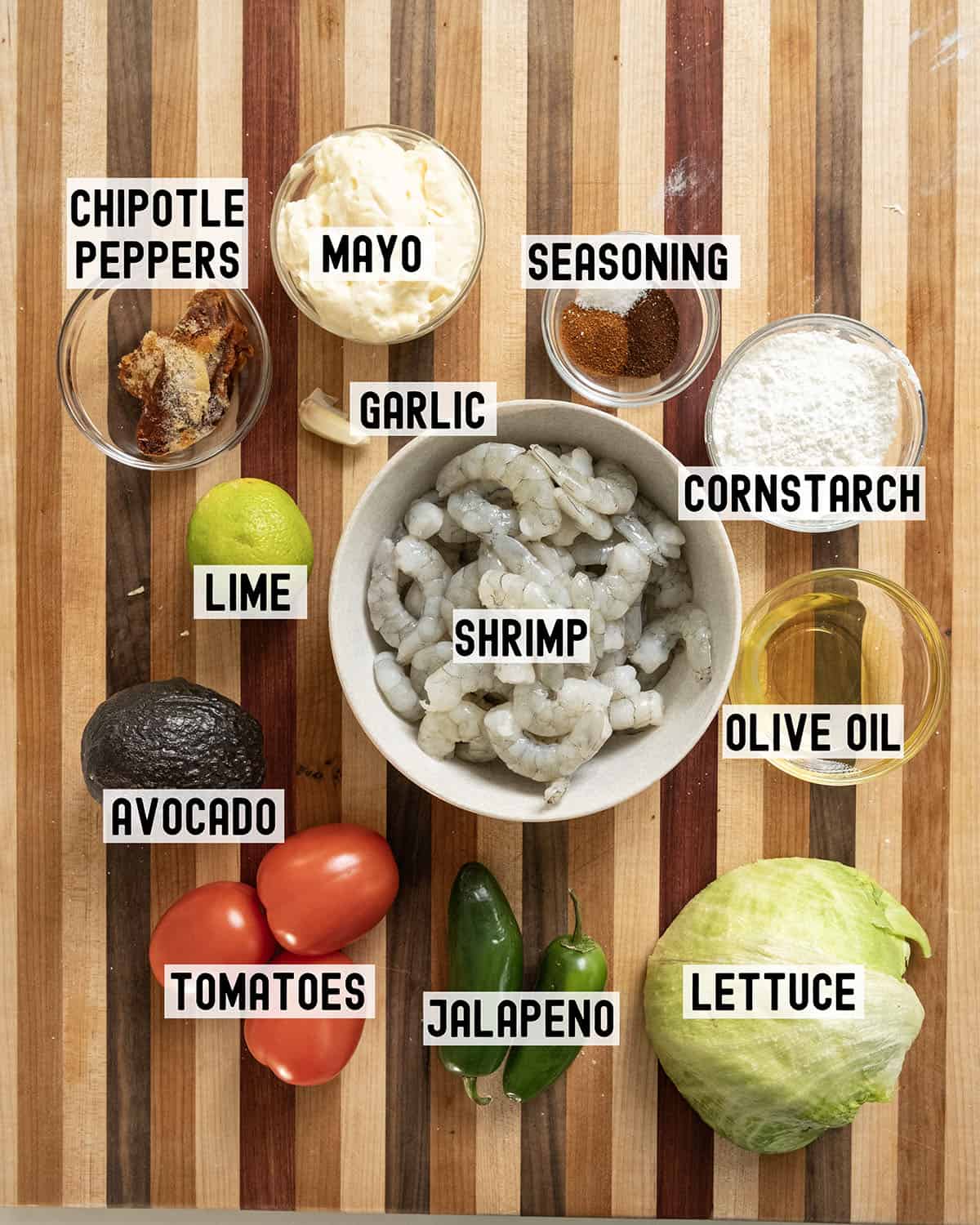 Ingredients for the recipe.