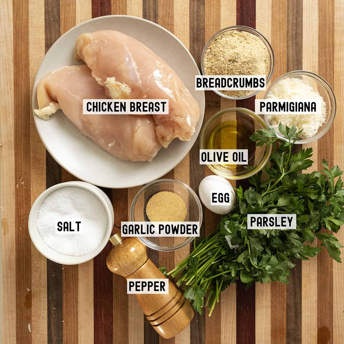 Ingredients for the recipe.