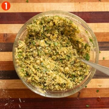 Combined breadcrumb mixture.