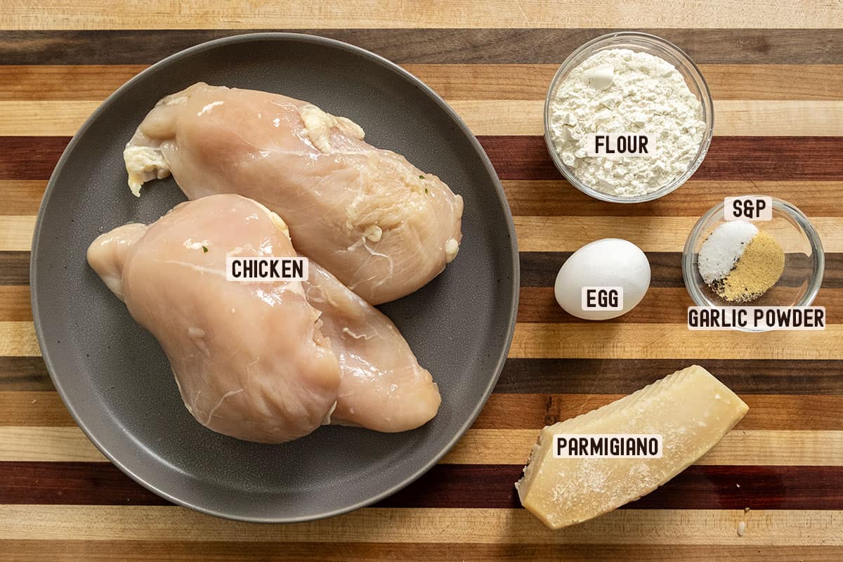 Ingredients for the chicken.