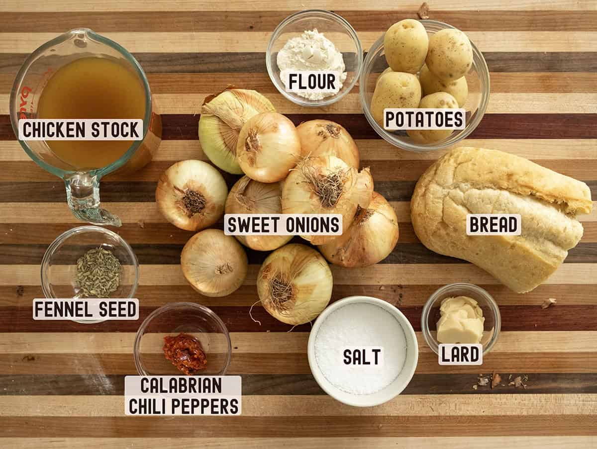 Ingredients for the recipe.